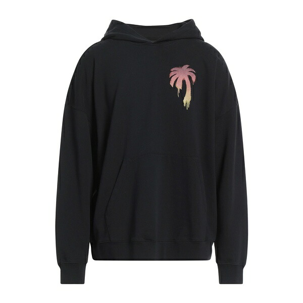 【貨物輸送無料】 パーム・エンジェルス メンズ パーカー・スウェットシャツ アウター Sweatshirts Black