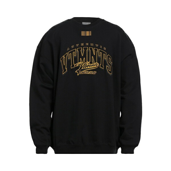 【貨物輸送無料】 ヴェトモン メンズ パーカー・スウェットシャツ アウター Sweatshirts Black