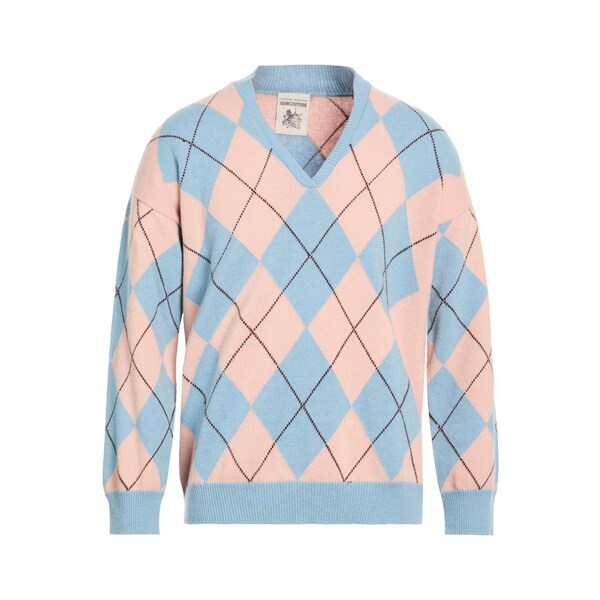 【送料無料】 セミクチュール メンズ ニット&セーター アウター Sweaters Azure｜asty