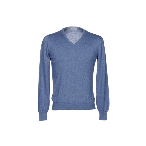 【貨物輸送無料】 グランサッソ メンズ 編み物\u0026スウェーター アウター Sweaters Blue