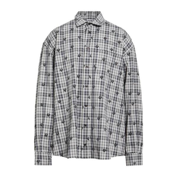 【貨物輸送無料】 ヴェトモン メンズ プルオーバー トップス Shirts Grey