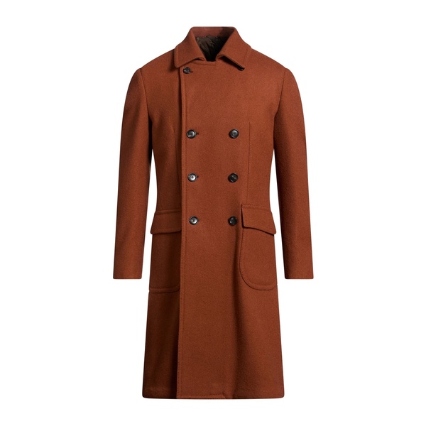 【貨物輸送無料】 デ ペトリロ メンズ 上衣＆上衣 アウター Coats Brown