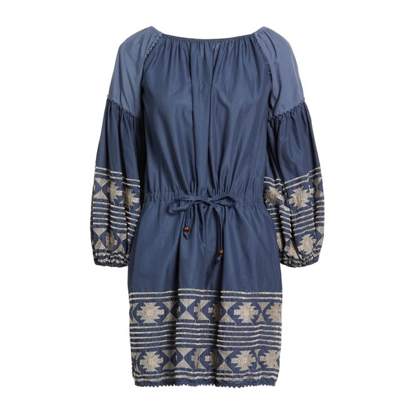【送料無料】 バザーデラックス レディース ワンピース トップス Mini dresses Blue