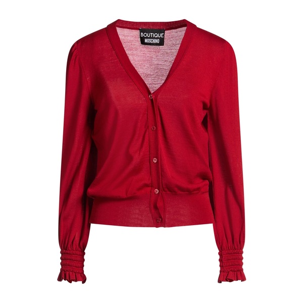 【送料無料】 モスキーノ レディース カーディガン アウター Cardigans Red