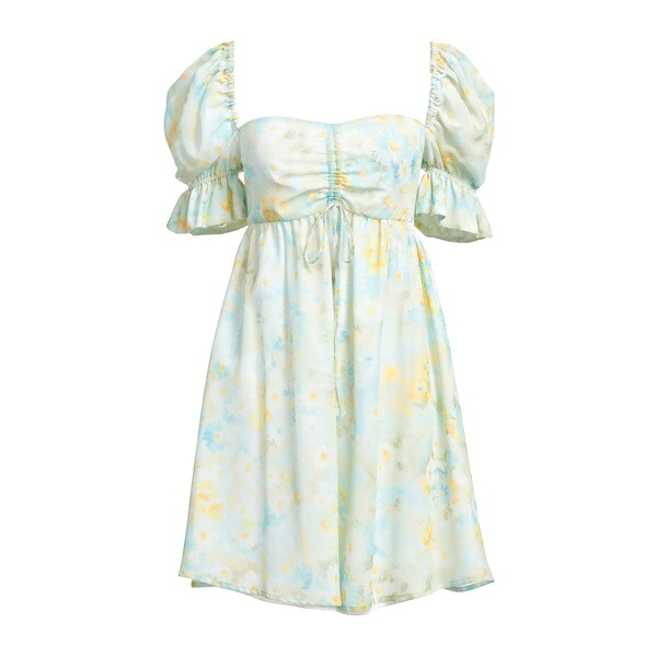 【送料無料】 ラ セメーヌ パリ レディース ワンピース トップス Mini dresses Azure