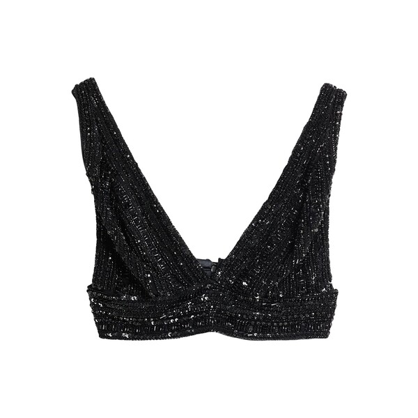 【送料無料】 エリザベスフランキ レディース Tシャツ トップス Tops Black