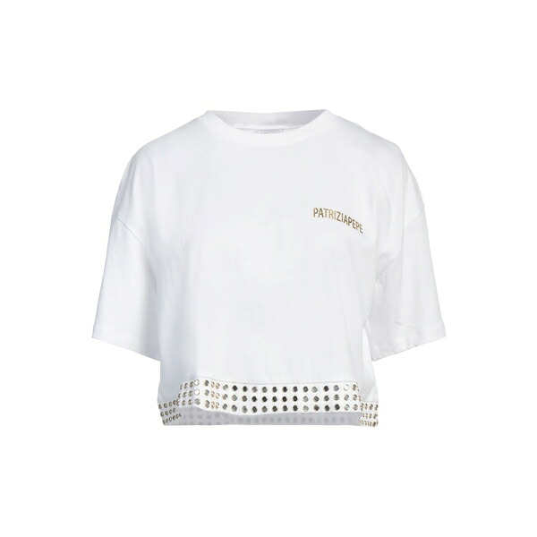 【送料無料】 パトリツィア ペペ レディース Tシャツ トップス T-shirts White 25,012円