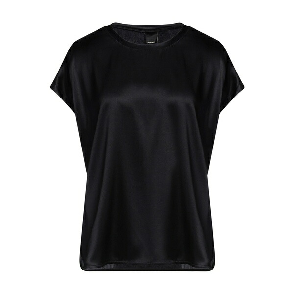 【送料無料】 ピンコ レディース Tシャツ トップス Tops Black