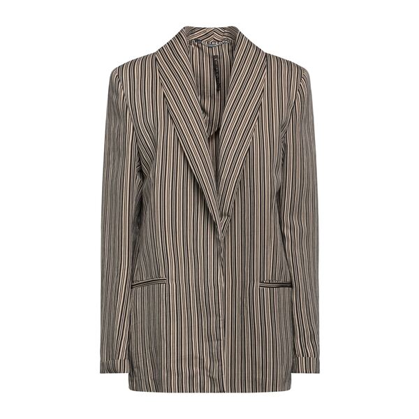 【送料無料】 マニラグレース レディース ジャケット＆ブルゾン アウター Blazers Black