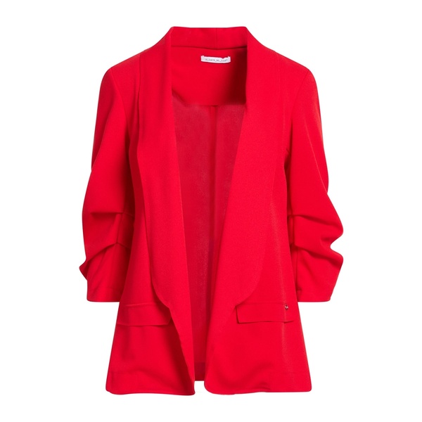 【送料無料】 サルテペッテゴーレ レディース ジャケット＆ブルゾン アウター Blazers Red