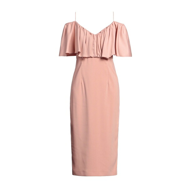 【送料無料】 ピンコ レディース ワンピース トップス Midi dresses Pink