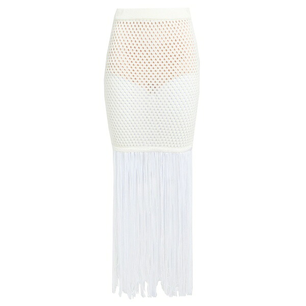 【送料無料】 マリウッチャ レディース スカート ボトムス Maxi skirts White