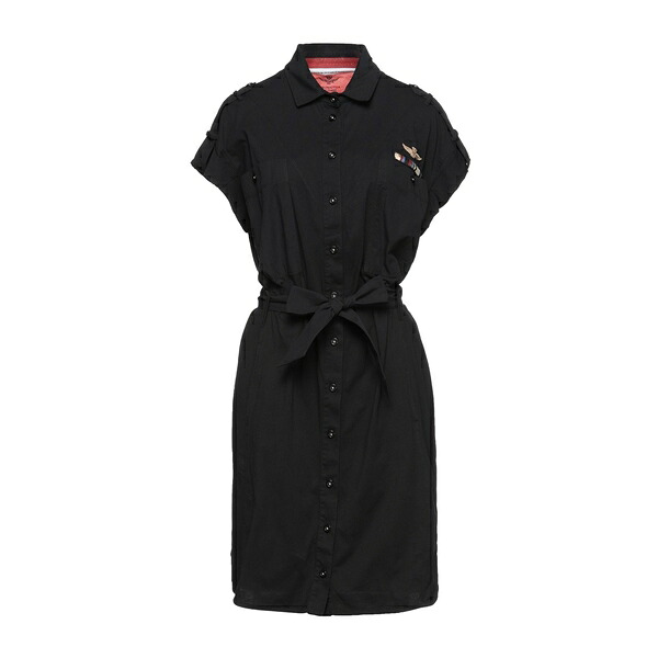 【送料無料】 アエロナウティカ ミリターレ レディース ワンピース トップス Mini dresses Black