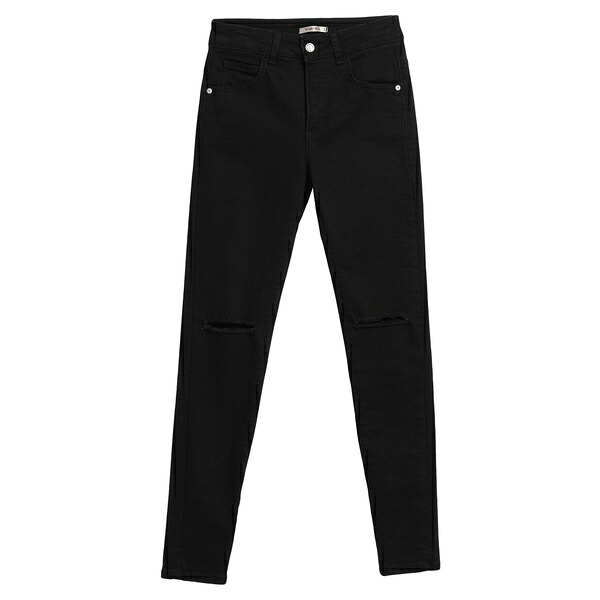 【送料無料】 カルティカ レディース デニムパンツ ボトムス Jeans Black