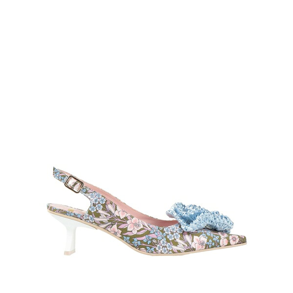 【貨物輸送無料】 ラス レディース パンプス シューズ Pumps Green