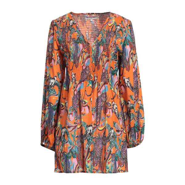 【送料無料】 コナー & ブレイク レディース ワンピース トップス Mini dresses Orange