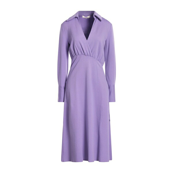 【送料無料】 リビアナコンティ レディース ワンピース トップス Midi dresses Purple