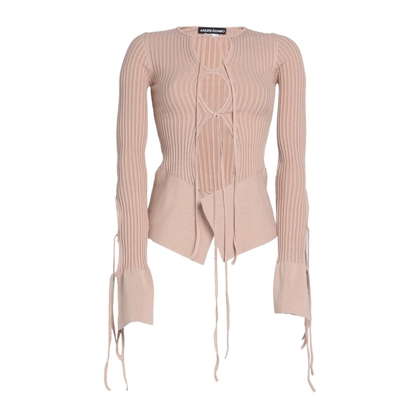 【送料無料】 アンドレダモ レディース カーディガン アウター Cardigans Beige｜asty