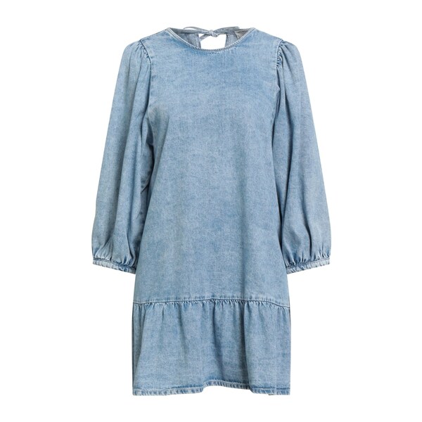 【送料無料】 デ プティ オー レディース ワンピース トップス Mini dresses Blue｜asty