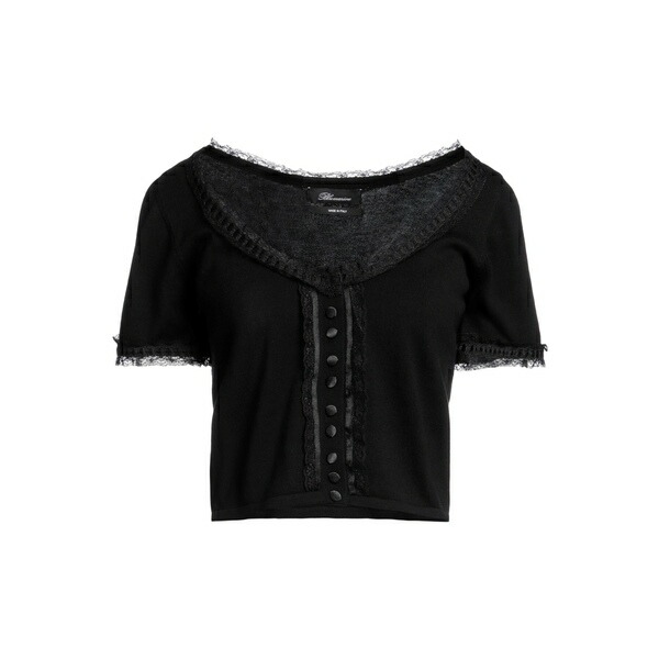 【送料無料】 ブルマリン レディース カーディガン アウター Cardigans Black