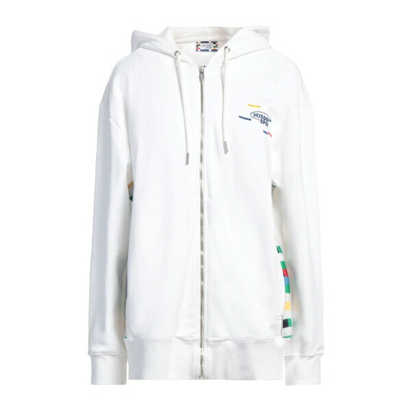 【送料無料】 ミッソーニ レディース パーカー・スウェットシャツ アウター Sweatshirts White