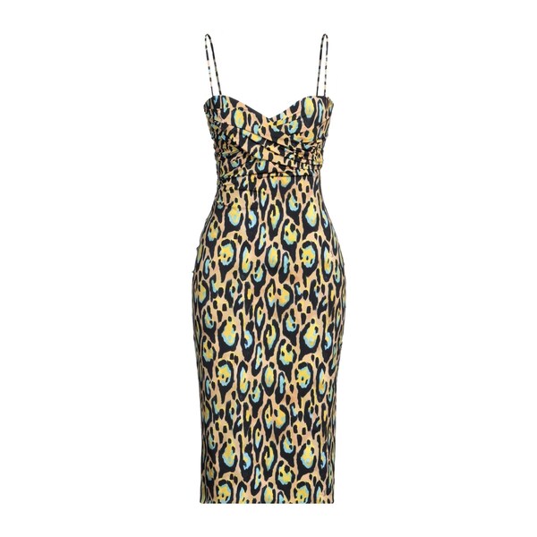 【送料無料】 ロベルトカヴァリ レディース ワンピース トップス Midi dresses Beige
