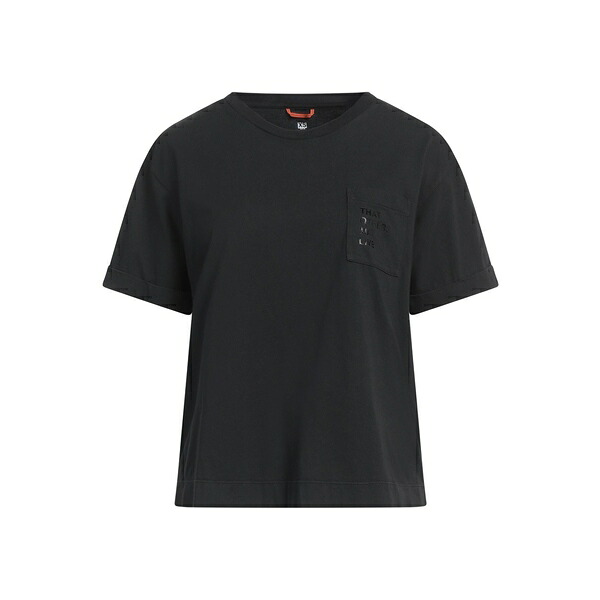 【送料無料】 パラジャンパーズ レディース Tシャツ トップス T-shirts Black｜asty