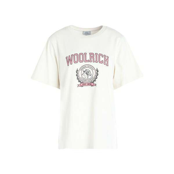 【送料無料】 ウール リッチ レディース Tシャツ トップス T-shirts White