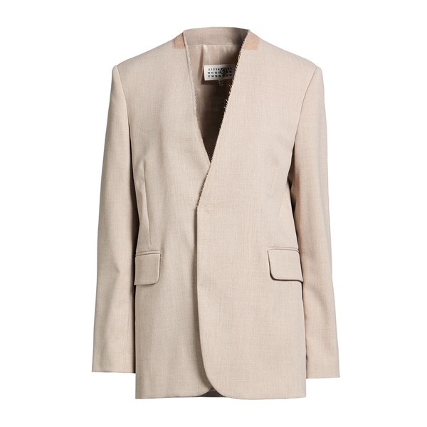 【送料無料】 マルタンマルジェラ レディース ジャケット＆ブルゾン アウター Blazers Beige