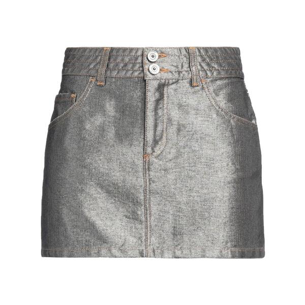 【送料無料】 ミッソーニ レディース スカート ボトムス Denim skirts Silver