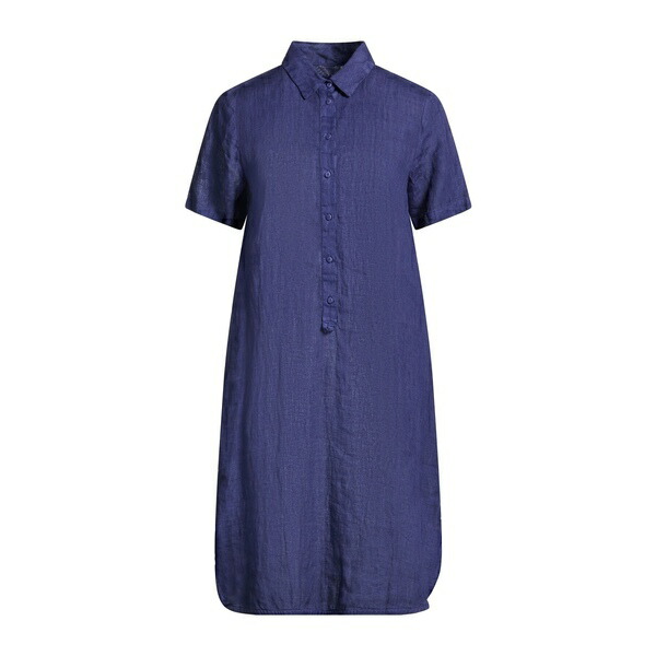 【送料無料】 １２０％リノ レディース ワンピース トップス Mini dresses Blue