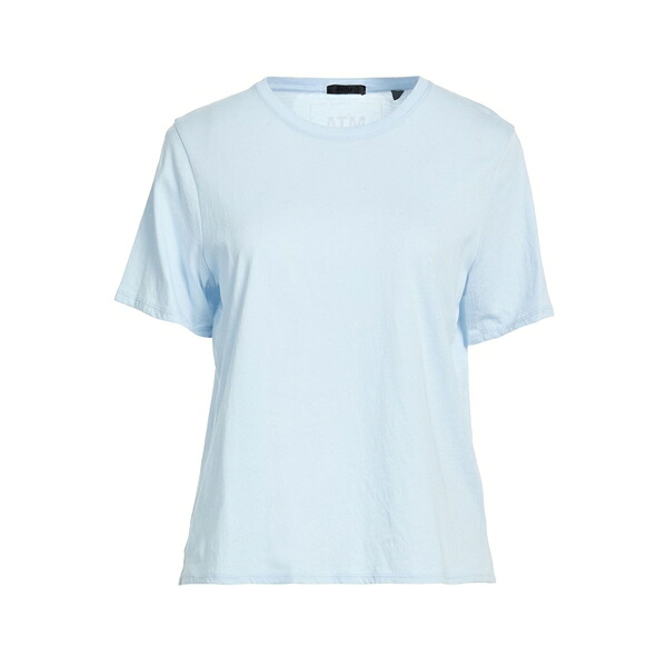 【送料無料】 エーティーエム レディース Tシャツ トップス T-shirts Azure
