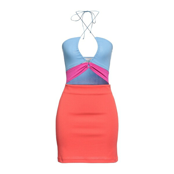【送料無料】 フォルテクチュール レディース ワンピース トップス Mini dresses Orange
