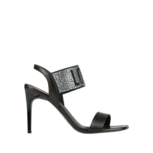 【送料無料】 モスキーノ レディース サンダル シューズ Sandals Black｜asty