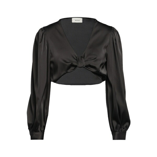 【送料無料】 ヴィコロ レディース Tシャツ トップス Tops Black