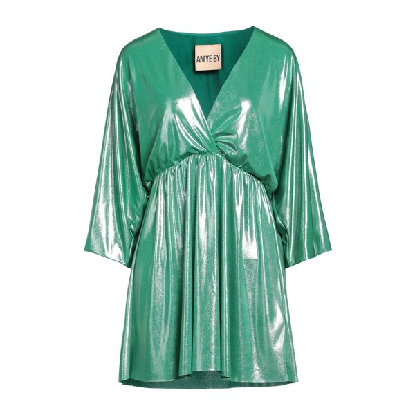 【貨物輸送無料】 アニエバイ レディース 衣装 トップス Mini dresses Green