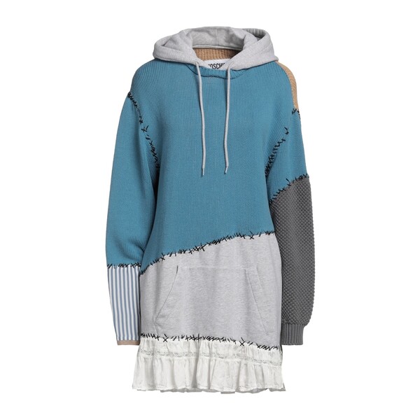 【送料無料】 モスキーノ レディース ワンピース トップス Mini dresses Azure