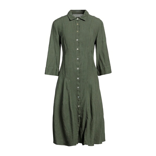 【送料無料】 １２０％リノ レディース ワンピース トップス Midi dresses Green｜asty