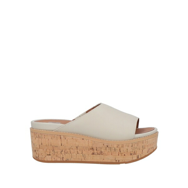 【送料無料】 フィットフロップ レディース サンダル シューズ Mules & Clogs Beige｜asty