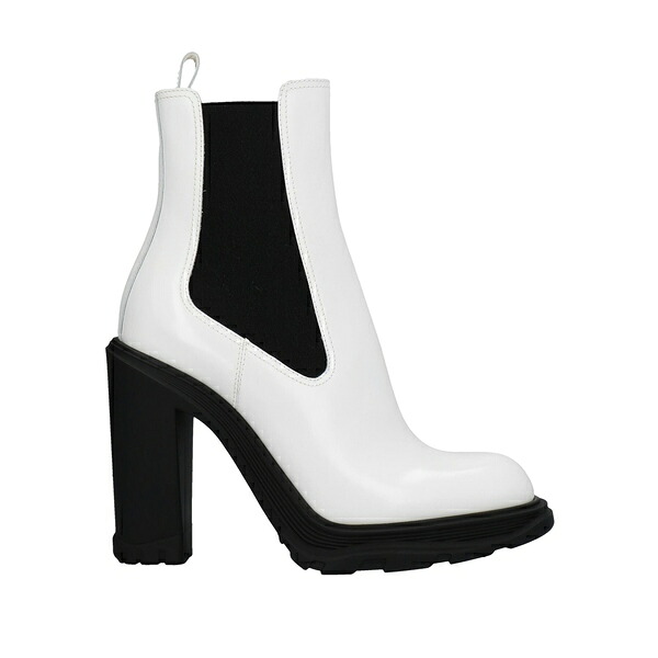【送料無料】 マックイーン レディース ブーツ シューズ Ankle boots White 77,800円