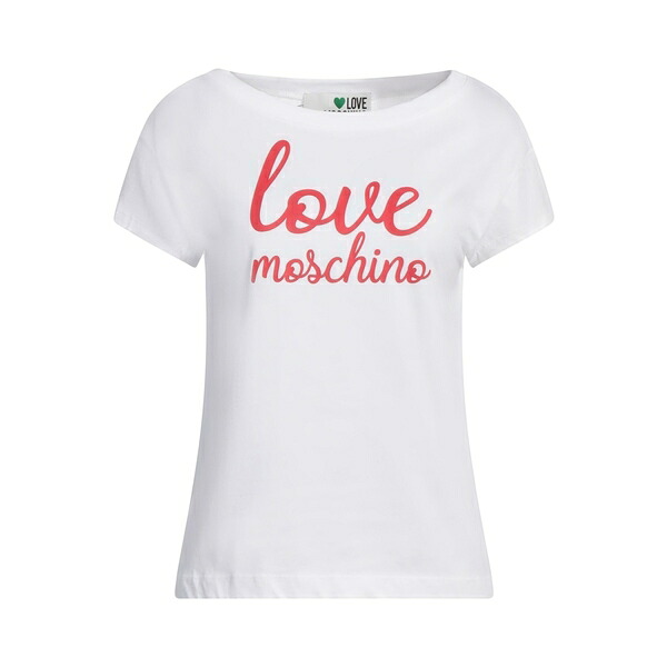 【送料無料】 モスキーノ レディース Tシャツ トップス T-shirts White