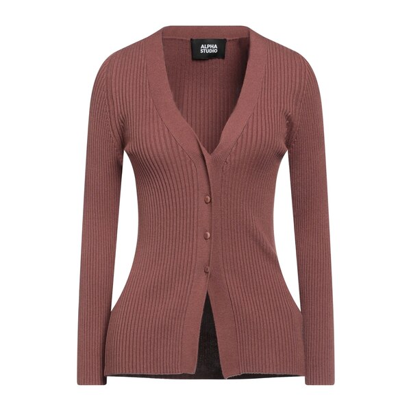 【送料無料】 アルファス テューディオ レディース カーディガン アウター Cardigans Brown