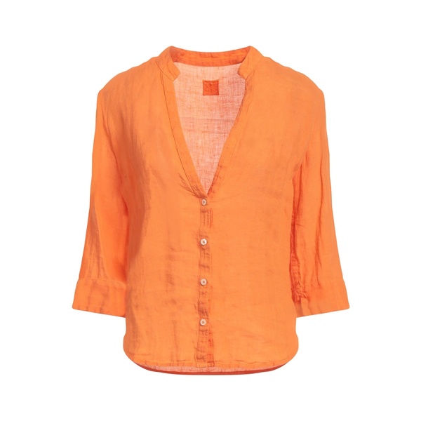 【送料無料】 120%リノ レディース シャツ トップス Shirts Orange|asty