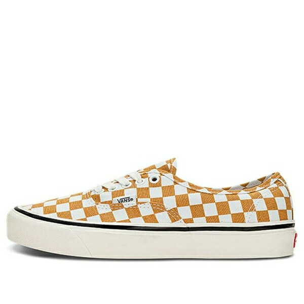 Vans バンズ メンズ スニーカー 【Vans Authentic 44 DX Checkerboard 'Honey Yellow' VN0A7Q5CBLS】 サイズ US_M_4.5｜asty