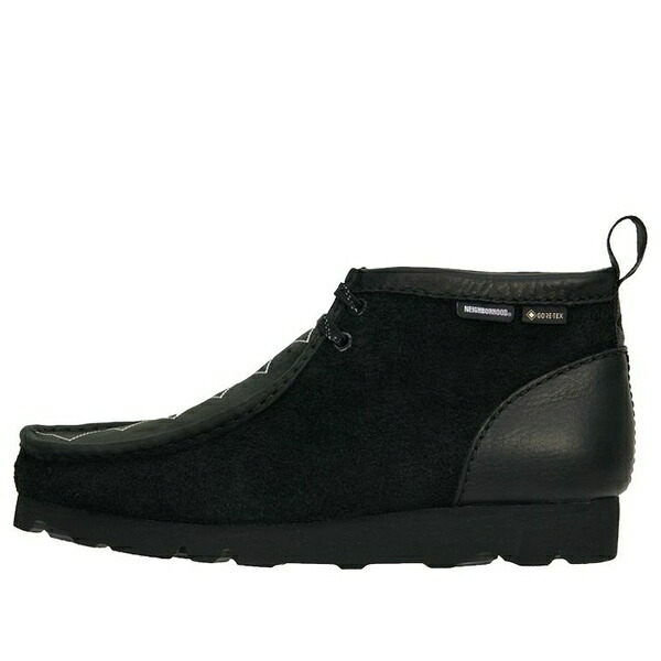 Clarks クラークス メンズ スニーカー 【Clarks Original x NEIGHBORHOOD Wallabee GTX Ankle Shoes 'Black' 261667687】 サイズ US_12(30.0cm)|asty