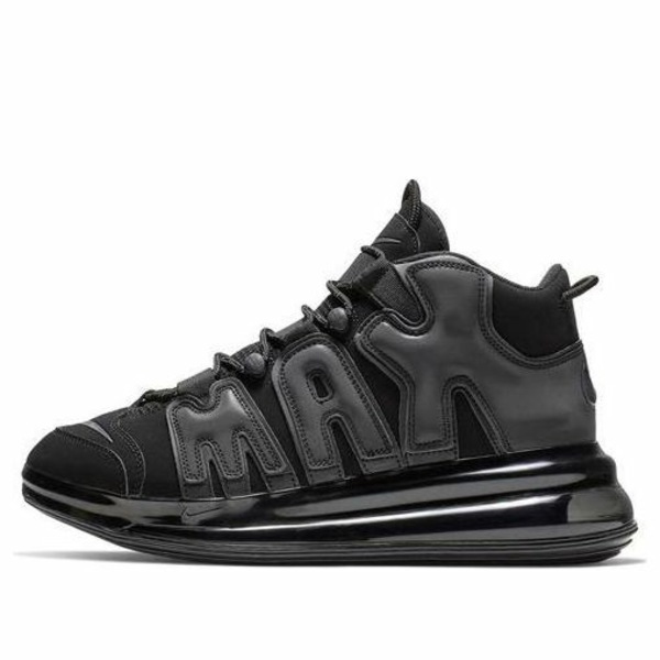 Nike ナイキ メンズ スニーカー 【Nike Air More Uptempo 720 QS 'Triple Black' BQ7668-001】 サイズ US_10.5(28.5cm)｜asty