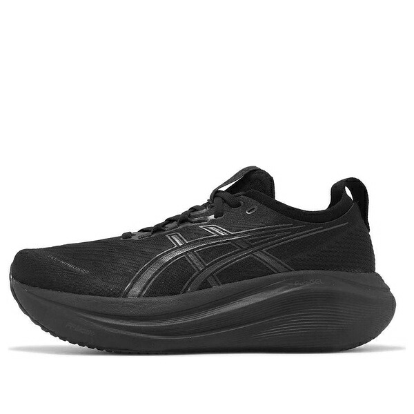 ASICS アシックス メンズ スニーカー 【ASICS Gel-Nimbus 27 2E Wide Black 1011B956-001】  サイズ US_M_14