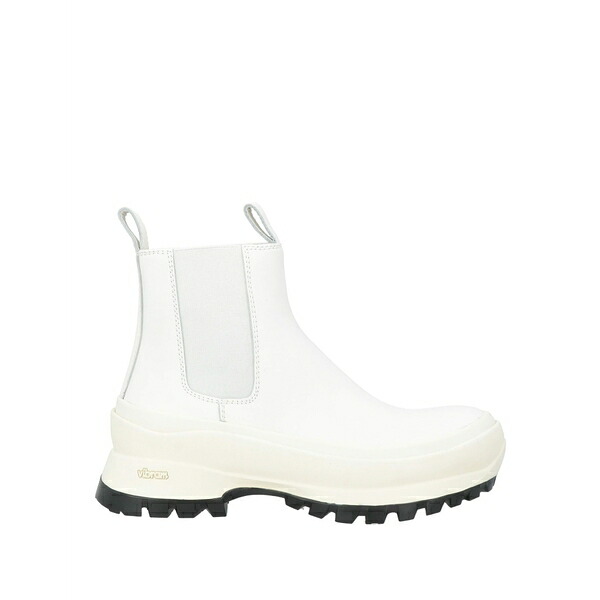 【送料無料】 ジル・サンダー レディース ブーツ シューズ Ankle boots White