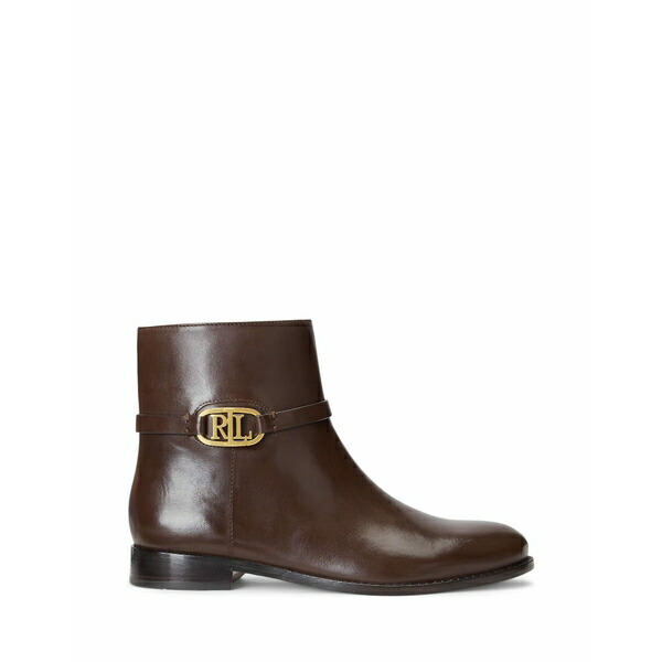 関税送料込【RALPH LAUREN】レザーショートブーツ Ralph Lauren(ラルフローレン) ショートブーツ・ブーティ