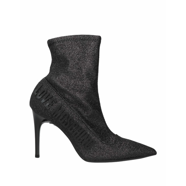 【送料無料】 モスキーノ レディース ブーツ シューズ Ankle boots Black
